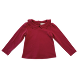Laurel Long Sleeve Knit Tee - Raspberry