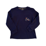 Brooks Long Sleeve Pocket Tee- Bicycle