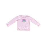 RAINBOW LIGHT PINK SWEATSHIRT