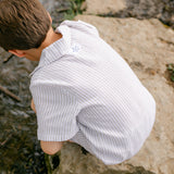 Graham Linen Set - Tan/White Stripe