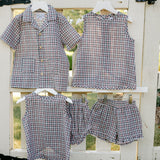 Ellie Set - Americana Plaid