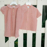 Libby Dress - Red Gingham