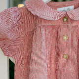 Libby Dress - Red Gingham
