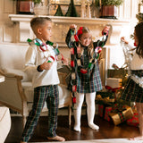 Parks Dress - Navy Tartan