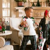 Bennett Pant - Navy Tartan