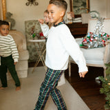 Bennett Pant - Navy Tartan