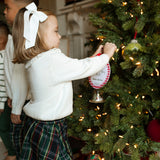 Winnie Skirt - Navy Tartan