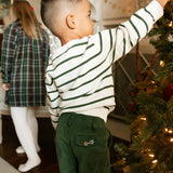 Fletcher Sweater - Green Stripe