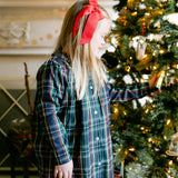Parks Dress - Navy Tartan