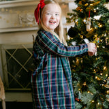 Parks Dress - Navy Tartan