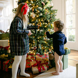 Parks Dress - Navy Tartan