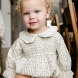 Gabrielle Smocked Bubble - Country Floral