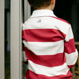 Reid Long Sleeve Polo - Rugby Stripe