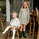 Goldie Dress - Green Gingham