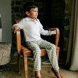 Bennett Pant - Green Gingham