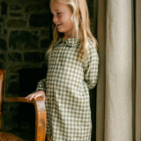 Goldie Dress - Green Gingham