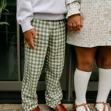 Bennett Pant - Green Gingham