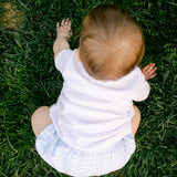 Andie Diaper Set - Light Blue Gingham