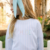 Lane Sweatshirt - Light Blue Stripe