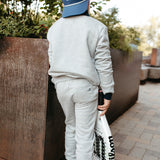 Benny Jogger - Heather Grey Fleece