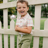 James Shorts - Sage Green Woven Twill
