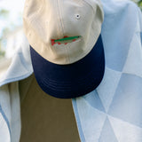 Hat - Khaki & Navy