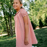 Libby Dress - Red Gingham