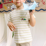 Jackson Pocket Tee - Campus Stripe | SHIPS 8/5