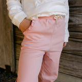 Madison Knit Jogger - Light Pink
