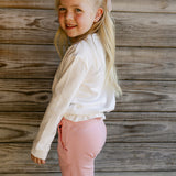 Madison Knit Jogger - Light Pink