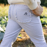 Audrey Pants - French Blue Stripe