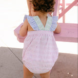 Sadie Bubble - Pink Candy Stripe