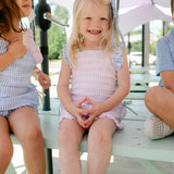 Elsie Top - Pink Candy Stripe