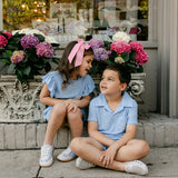 Lottie Dress - Aqua
