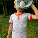Frankie PJ Set - Home Run Print