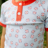 Frankie PJ Set - Home Run Print
