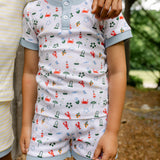 Frankie PJ Set - Coastal Waters
