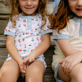Frankie PJ Set - Coastal Waters