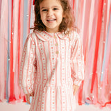 Isabel Dress - Sweetheart Stripe