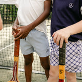 Harrison Sport Short - Navy Cross Plaid