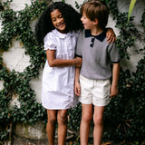 Sterling Short Sleeve Sweater - Navy