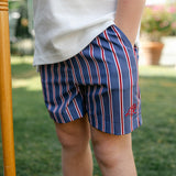 Harrison Sport Short - Blue Court Stripe