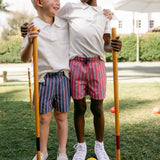 Harrison Sport Short - Blue Court Stripe