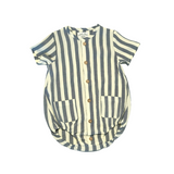 Reese Bubble - Blue Picnic Stripe