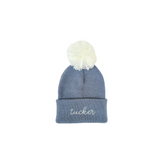 Pom Beanie - Cornflower Blue