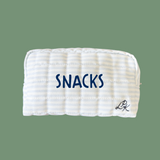 Snack Bag - Light Blue Stripe