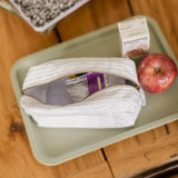 Snack Bag - Light Blue Stripe