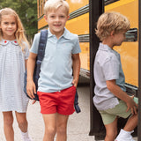 Archie Polo - Navy Stripes