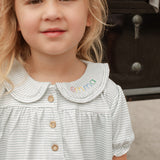 Libby Knit Dress - Light Blue Stripe