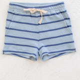 James Shorts - Blue Knit Stripes